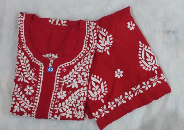 Modal Chikankari kurti